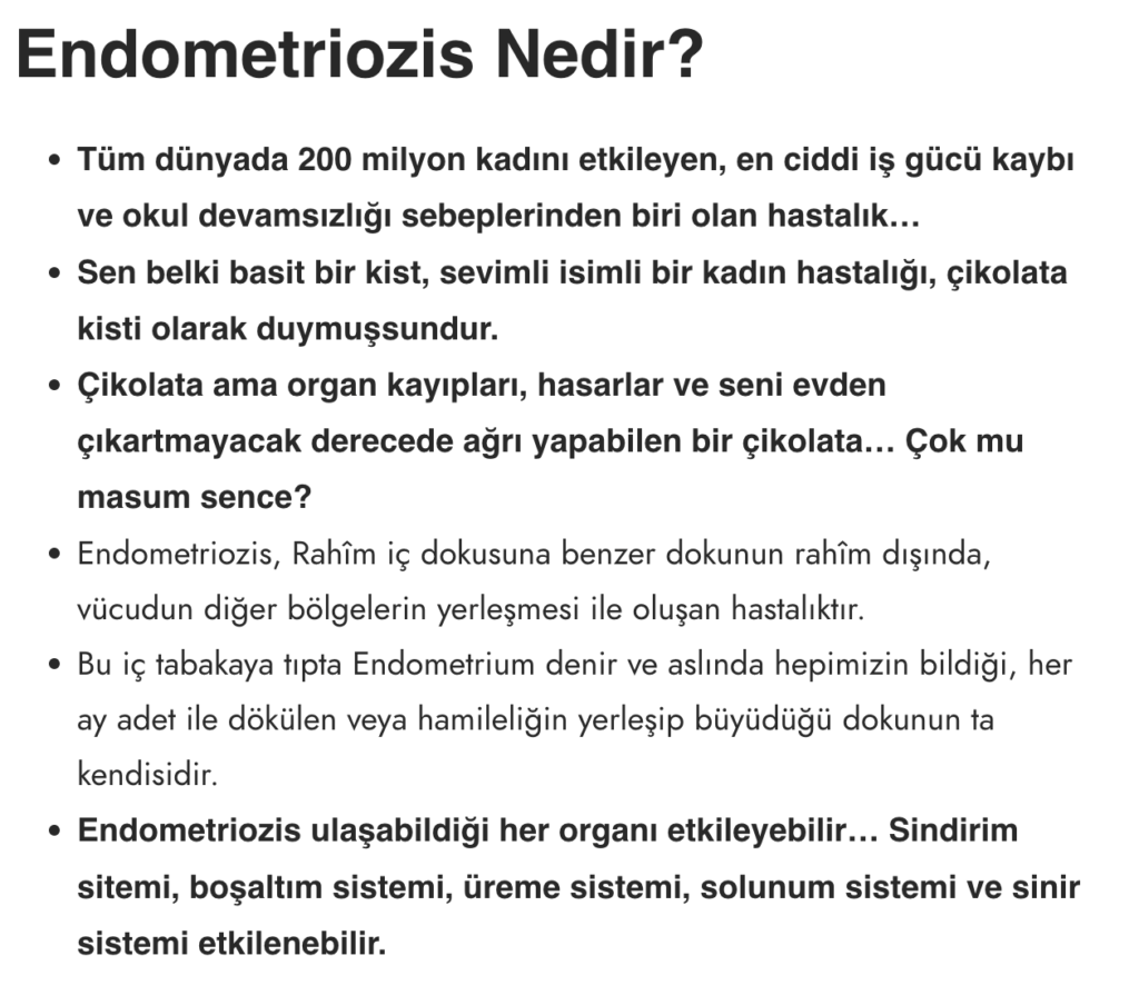 Endometriozis Nedir? | Fonksiyonel Yaşam