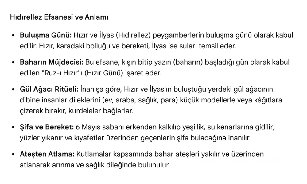 Hıdırellez 2026 - fonksiyonelyasam.com